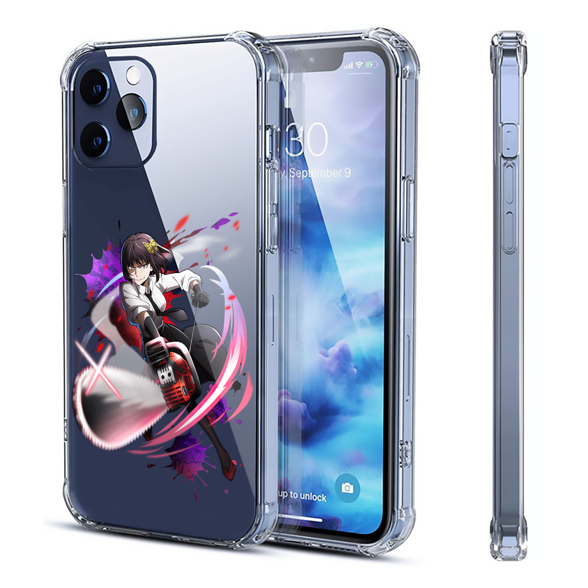（画像用） 文豪ストレイドッグス Bungo Stray Dogs 【iPhone 12シリーズ対応】透明スマホケース（クリアソフトケース）